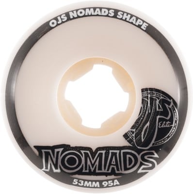 OJ Elite Nomads Skateboard Wheels - white (95a) - view large