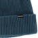 Volcom Sweep Lined Fleece Beanie - blue - front detail