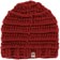 Volcom Rav Crochet Beanie - maroon - reverse