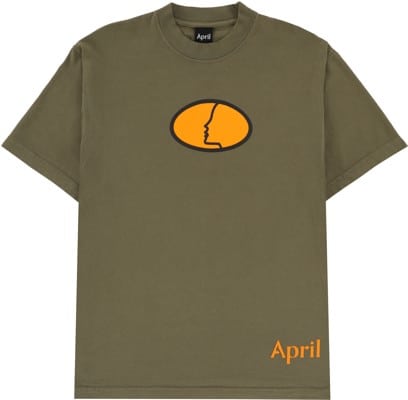 April The Face T-Shirt - army green - view large