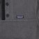 Patagonia Shearling Button Pullover - forge grey - front detail