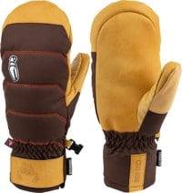 Crab Grab Women's Snuggler Mitts - brown contrast