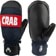 Crab Grab Punch Mitts - navy and red