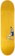 Polar Skate Co. Brady News Paper 8.125 Skateboard Deck - yellow