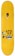Polar Skate Co. Brady News Paper 8.125 Skateboard Deck - yellow - top