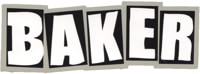 Baker Brand Logo Sticker - grey