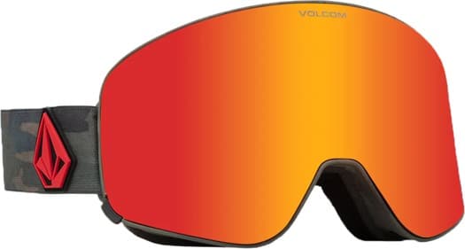 Volcom Odyssey Goggles - cloudwash camo/red chrome lens - view large