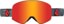 Volcom Odyssey Goggles - cloudwash camo/red chrome lens - front