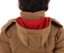 Patagonia Women's Cotton Down Parka Jacket - nest brown - reverse detail