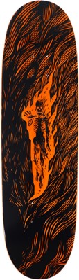 Fixer Cinder 9.0 Egg Shape Skateboard Deck - orange - view large