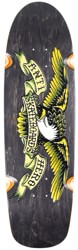 Anti-Hero Mis-Registered Eagle 9.18 Genius Shape Wheel Wells Skateboard Deck - black