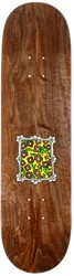 Krooked Flowers Emboss 8.25 Skateboard Deck - brown