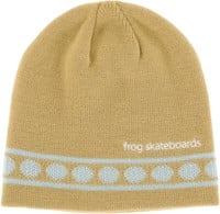Frog Circles Beanie - pear