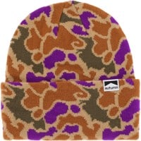 Autumn Duck Camo Beanie - khaki