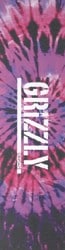 Grizzly Tie Dye Stamp Print Skateboard Grip Tape - tie dye 5