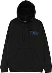 Opera Outline Embroidery Hoodie - black