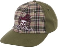 Frog Punker Joker Snapback Hat - loden