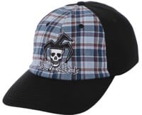 Frog Punker Joker Snapback Hat - black