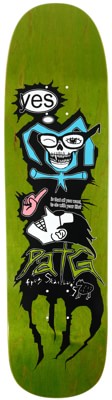 Frog Pat G Disobedient Child 8.55 Skateboard Deck - green - view large