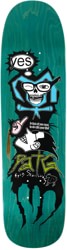 Frog Pat G Disobedient Child 8.55 Skateboard Deck - teal