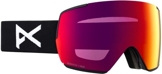 Anon M5 Toric Goggles + Bonus Lens - black/perceive sunny red + cloudy burst lens - view large