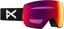 Anon M5 Toric Goggles + Bonus Lens - black/perceive sunny red + cloudy burst lens
