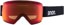 Anon M5 Toric Goggles + Bonus Lens - black/perceive sunny red + cloudy burst lens - front
