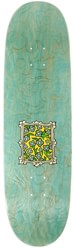 Krooked Flowers Emboss 8.75 Skateboard Deck - teal