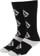 Volcom Women's Sherwood Medium Weight Snowboard Socks - black