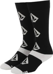 Volcom Women's Sherwood Medium Weight Snowboard Socks - black