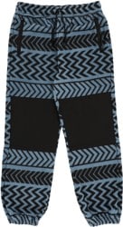 Autumn Bask Fleece Sweatpants - chevron