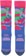 Burton Women's Performance Midweight Snowboard Socks - cosmo block - front