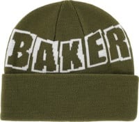 Baker Brand Logo Beanie - dark green