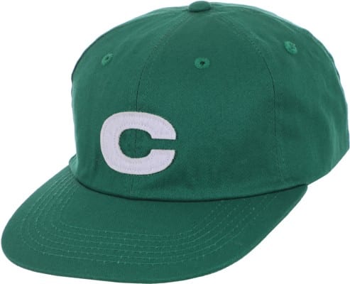 Cleaver C Rip Strapback Hat - dark green - view large