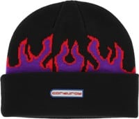 Corduroy 911 Beanie - black/purple