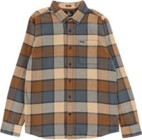 Volcom Caden Plaid Flannel Shirt - mud/dark slate