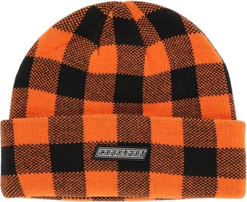 Corduroy Fuzz Beanie - orange - view large