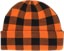 Corduroy Fuzz Beanie - orange - reverse