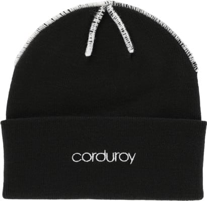 Corduroy Inside Out Beanie - black - view large