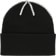 Corduroy Inside Out Beanie - black - reverse