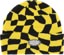 Corduroy Wavy Check Beanie - yellow