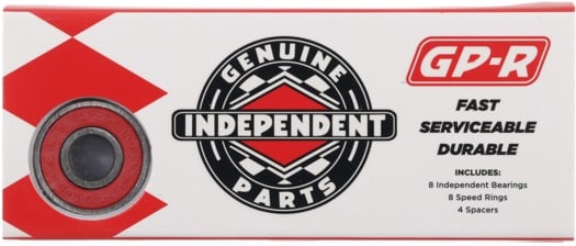 Independent Genuine Parts GP-R Skateboard Bearings - red - view large