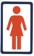 Girl OG MD Sticker - red-white-navy
