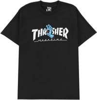 Santa Cruz Thrasher Screaming Logo T-Shirt - black