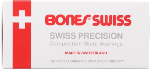 Bones Bearings Swiss Skateboard Bearings - black - view large