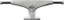 Krux DLK K5 Skateboard Trucks - silver/white bushings 9.0