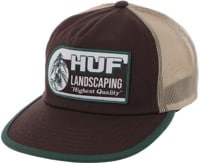 HUF HUF Landscaping Trucker Hat - bison