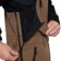 L1 Sentinal Bib Pants - coffee - side detail