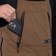 L1 Sentinal Bib Pants (Closeout) - coffee - front detail