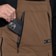 L1 Sentinal Bib Pants - coffee - front detail